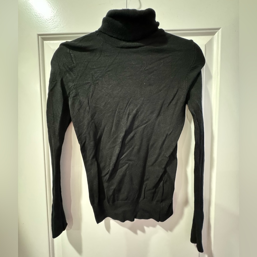 Black turtle neck